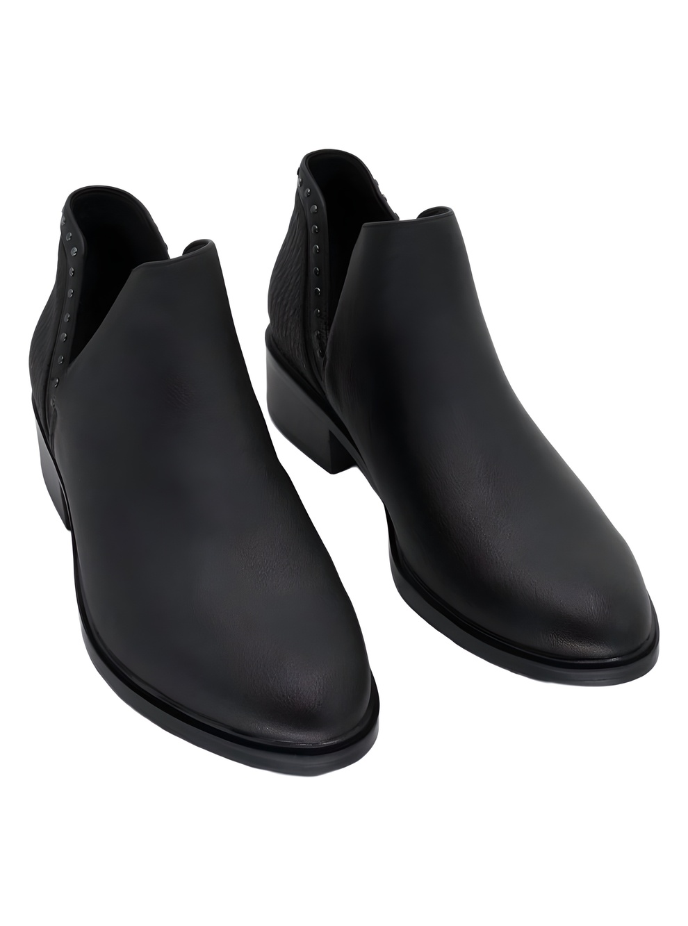 Baretraps Avril Ankle Boots Black Faux Leather Size 9